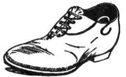 Ось так зав'язує черевик пластун: На одному кінці шнурівки робимо вузол, а другий кінець пересиляємо через обидві долішні дірки. Опісля шнуруємо, починаючи згори, вниз. Чорна частина шнурівки - невидна